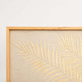 Raffya Embroidered Rectangle Wall Art